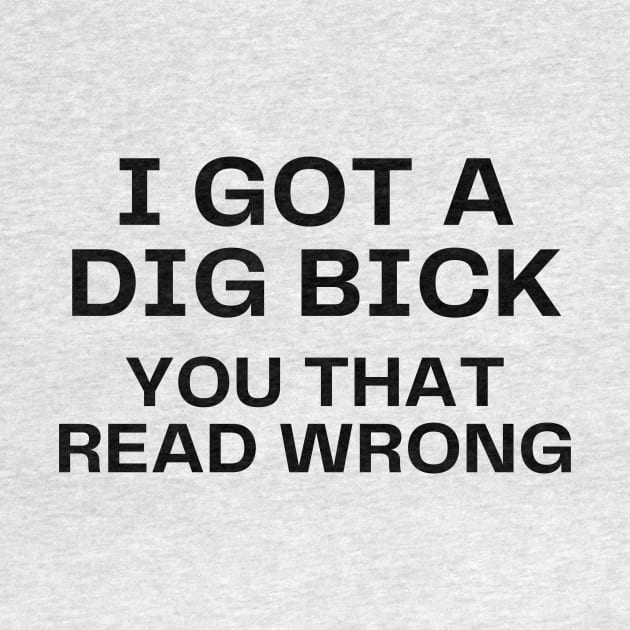 I got a dig bick by Word and Saying